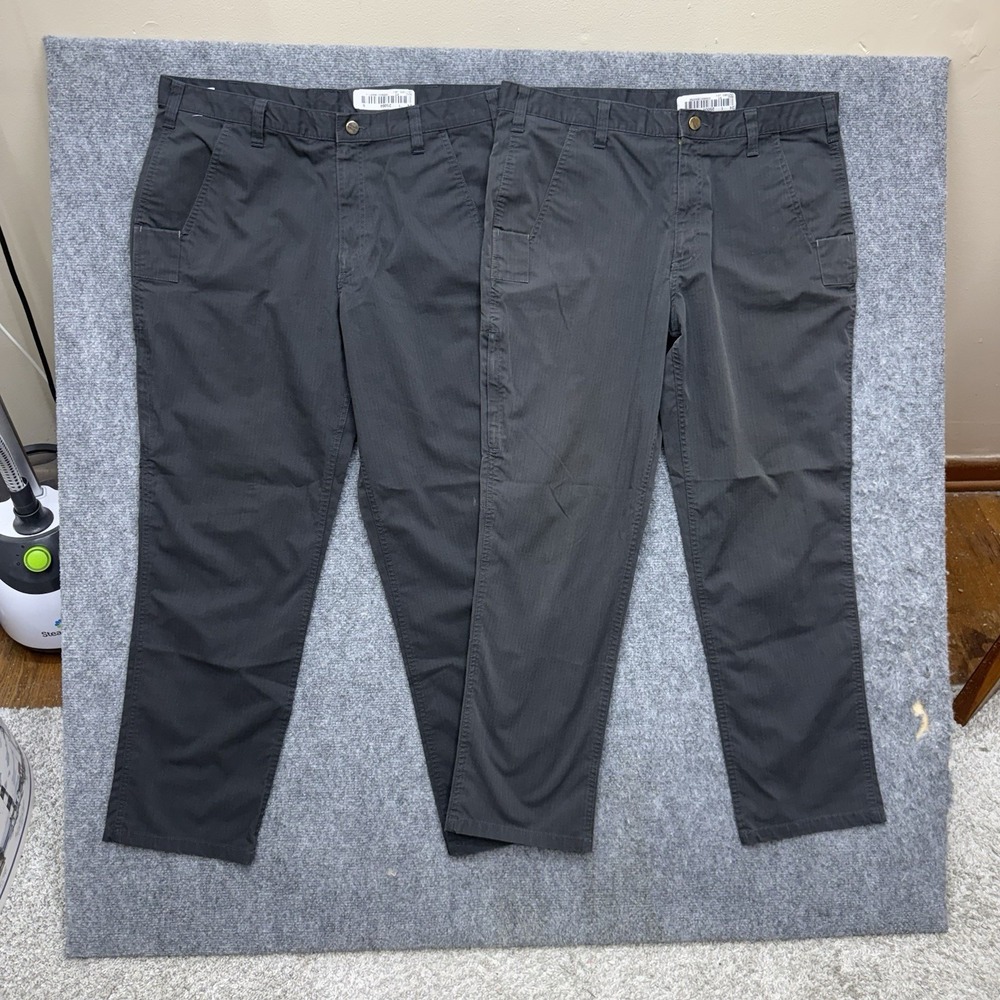 Carhartt 74533-33 Bicomponent Work Pants Gray Lot x2 34x30